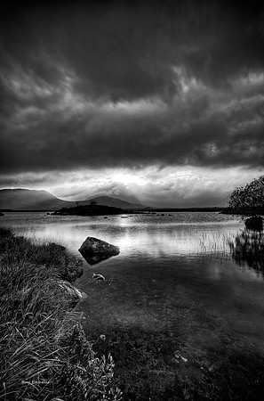 Lochan Na H-Achlaise Black and White No #3