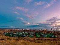 Fishermens Huts Paddy's-Hole, South Gare, Teesside.