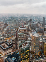 View from The 'Lookout' 3, Bishopsgate, London.