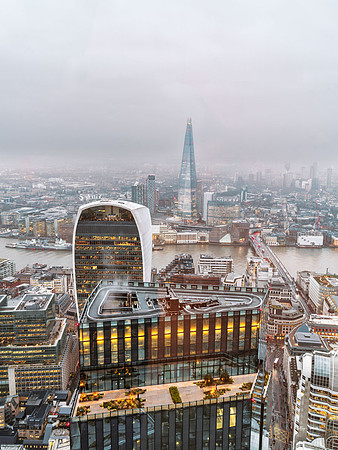 View from The 'Lookout' 1, Bishopsgate, London.