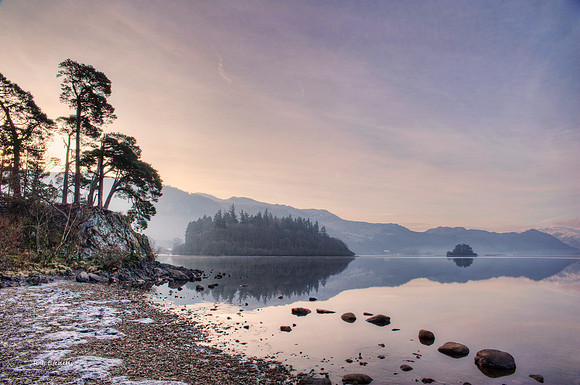 Friars Crag, Derwent Water, Lake District, UK.