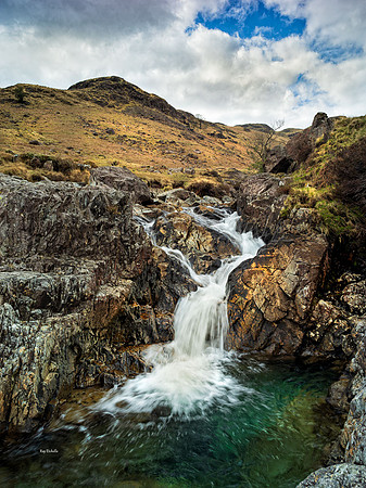 River Esk Falls--Lake-District
