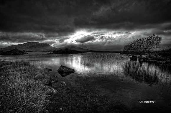Lochan Na H-Achlaise Black and White No #1