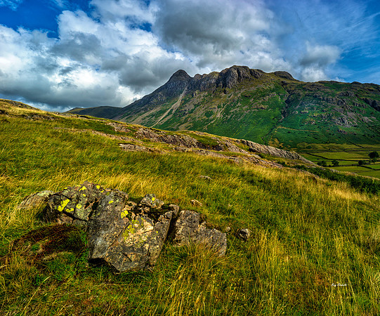 Langdale Pikes from The Band, Lake District 12/0/021