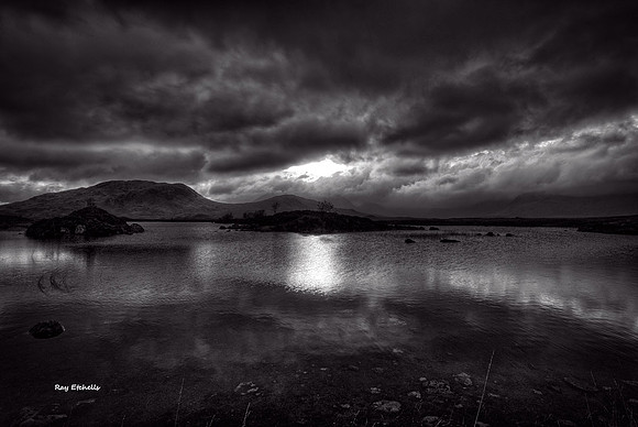 Lochan Na H-Achlaise Black and White No #4