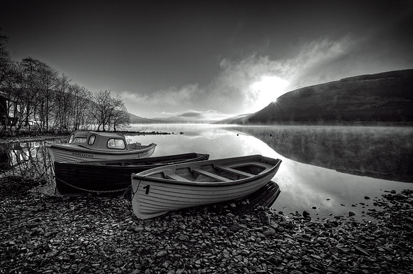 St Mary's Loch Black and White
