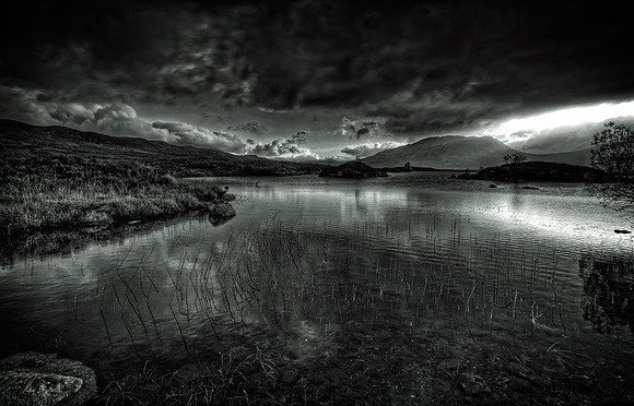 Lochan Na H-Achlaise Black and White No #2
