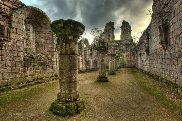Fountains Abbey, Ripon, UK.