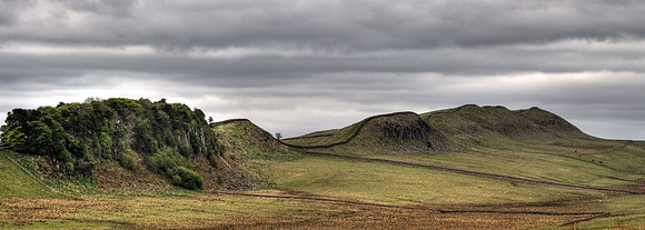 Hadrians Wall, Northumbria, UK.