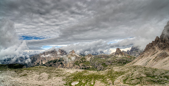 Sesto range, Dolomites.