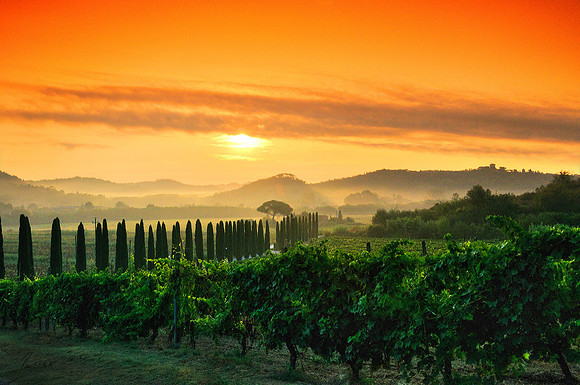 Corrozano Sunrise, Italy.