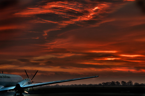 Durham Tees Valley Airport Sunrise