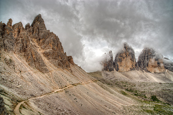 Tre Cime di Laverado, Dolomites.