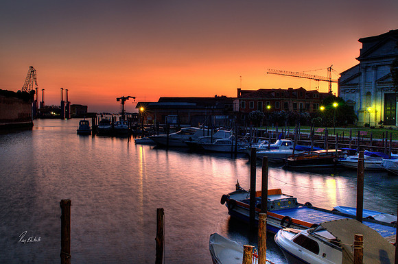 Arsenale, Venice, Italy.