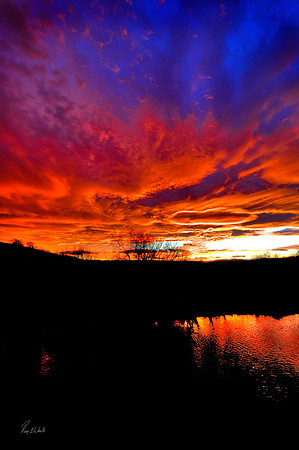 Willington Sunset, Durham, UK
